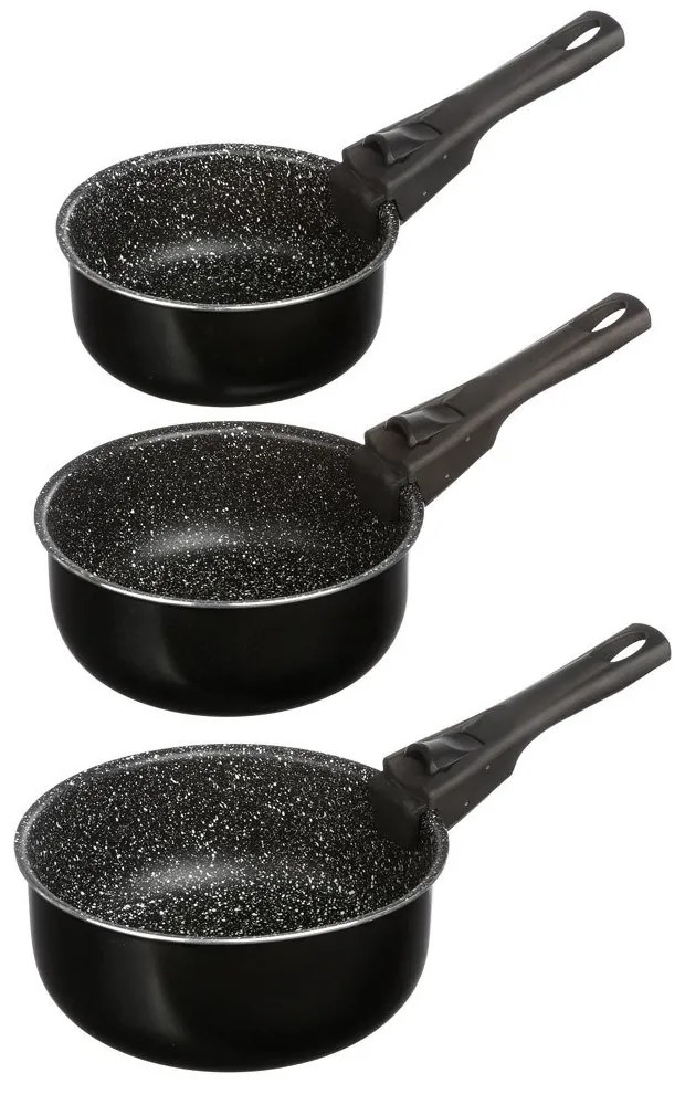 Cratite din aluminiu acoperite cu piatra, 3 dimensiuni incluse