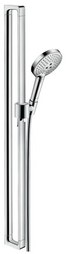 Set para de dus Raindance Select S 120, 3 jeturi, bara si furtun, crom