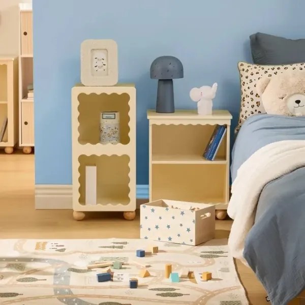 Atmosphera - Lampă de masă pentru copii STARRY MUSHROOM, 1xE14/25W/230V, albastră