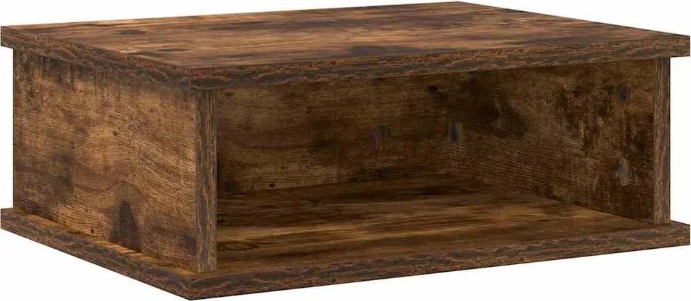 vidaXL Noptieră Stejar fumuriu 40 x 31 x 15 cm Lemn compozit