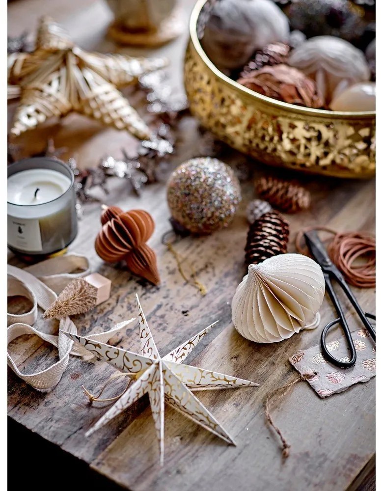 Ornamente de Crăciun 2 buc. din hârtie Lecce – Bloomingville