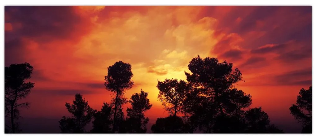 Tablou apus de soare (120x50 cm)