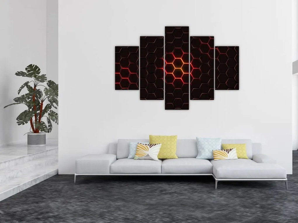 Tablou cu sârmă (150x105 cm)