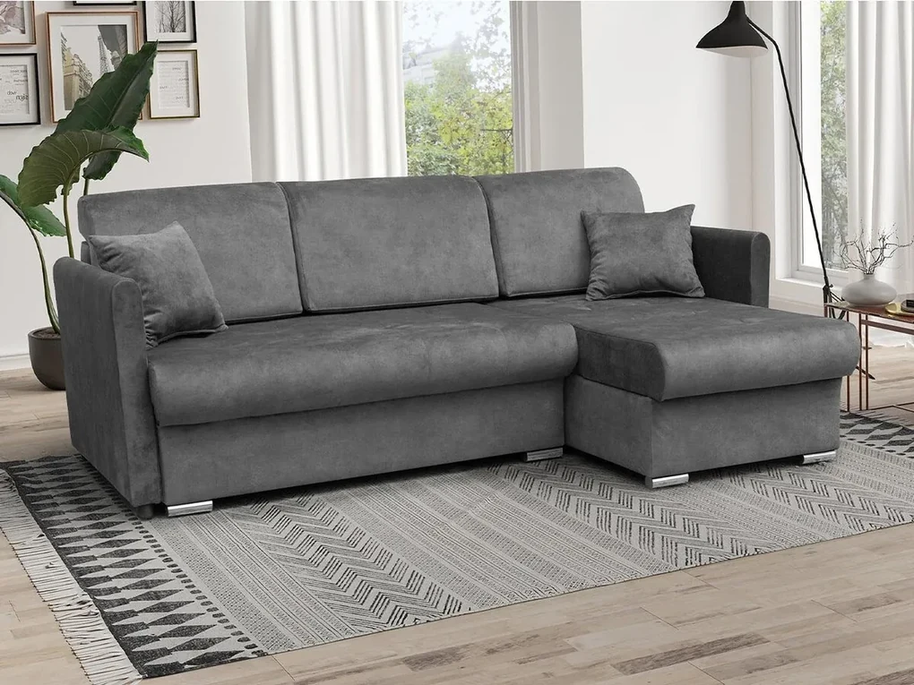 Colțar Carlsbad 115Cutie de pat, 220x148x93cm, 110 kg, Picioare: Plastic, Metal