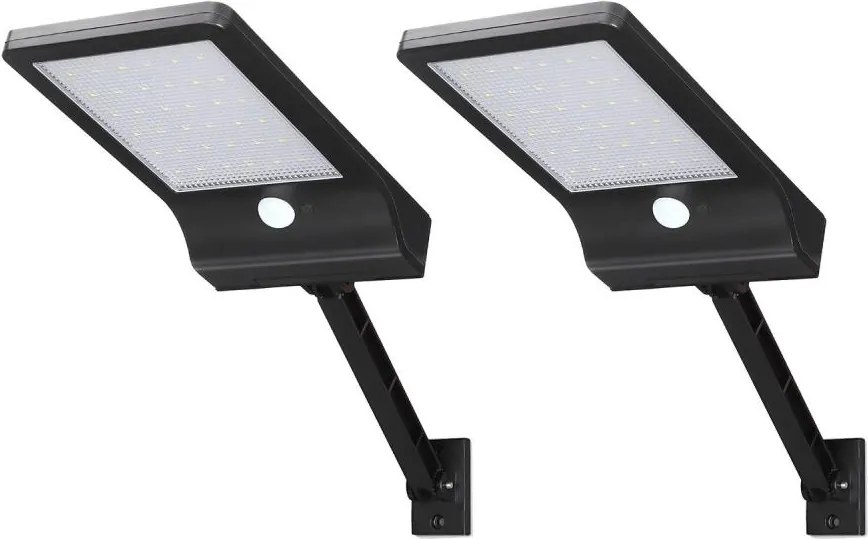 Aigostar - Set de 2 lămpi solare LED cu senzor. LED/3W/3,7V 3000/4000/5000K + telecomandă