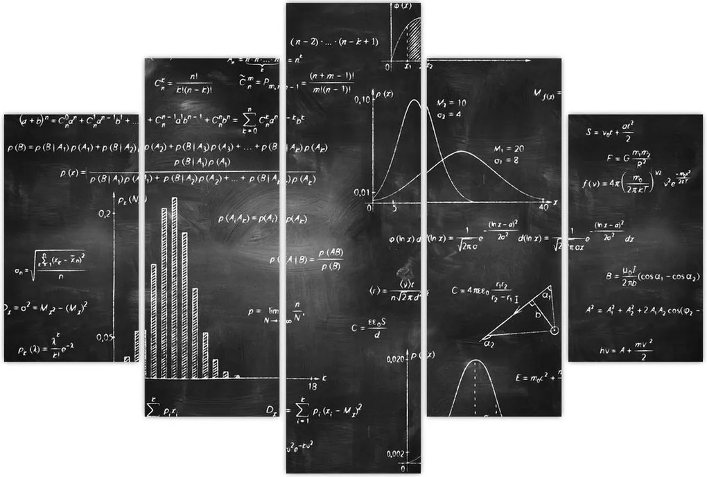Tablou - Dragoste de numere (150x105 cm)