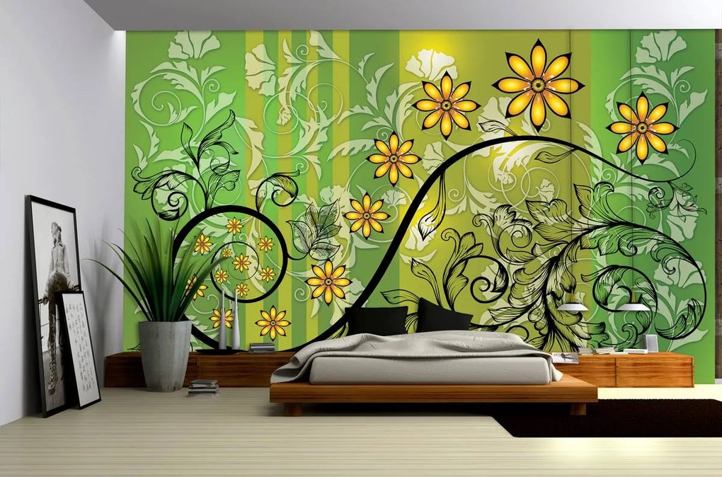 Fototapet - Flori (152,5x104 cm)