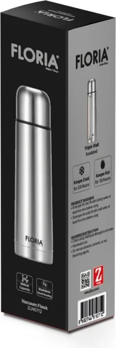 Termos Floria ZLN0712 din inox, capacitate 500ml, metine rece pana la 24 ore si cald pana la 18 ore