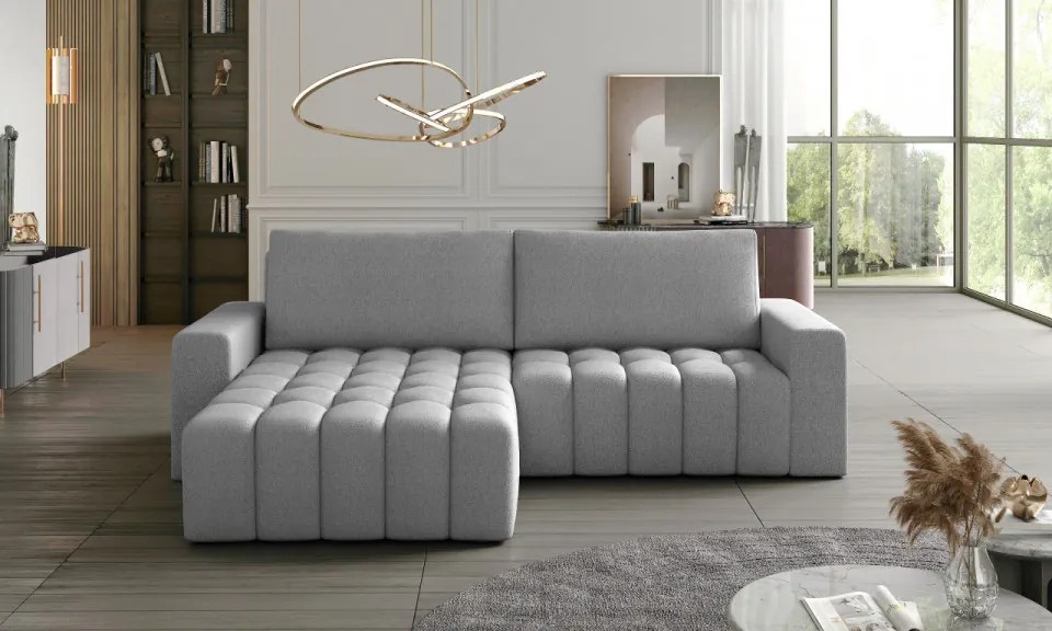 Coltar extensibil cu spatiu pentru depozitare, 250 x 175 x 92 cm, Bonett L1, Eltap