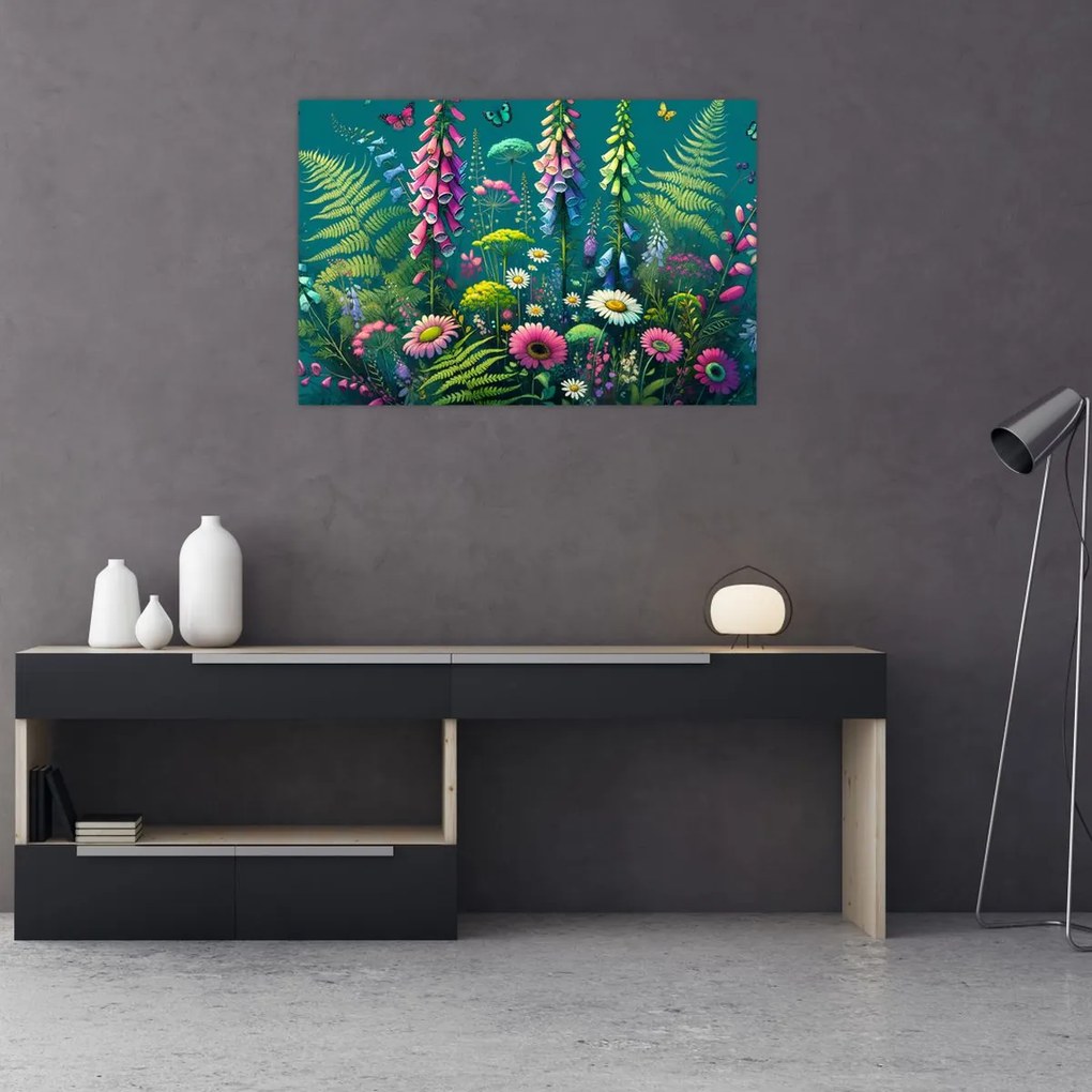 Tablou - Flori de câmp (90x60 cm)