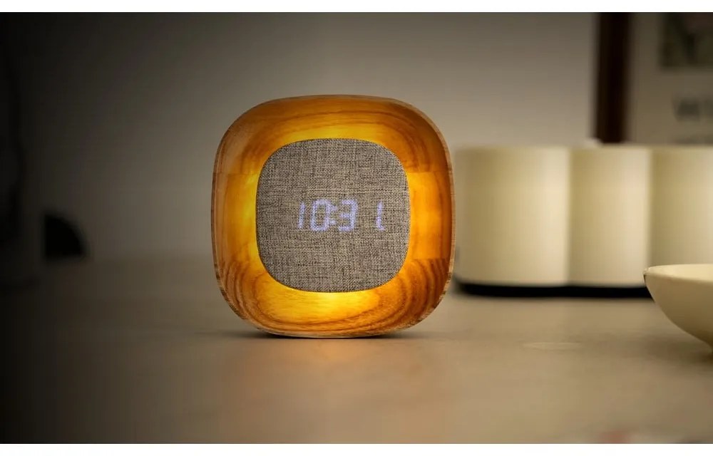 Ceas deșteptător digital Lumos Ash – Gingko