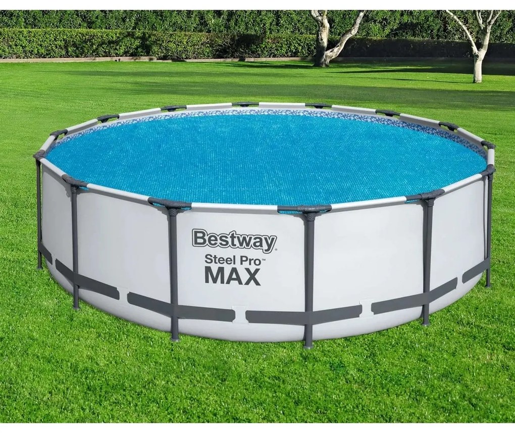 Prelată solară pentru piscină circulară Bestway Flowclear, diametru 417 cm
