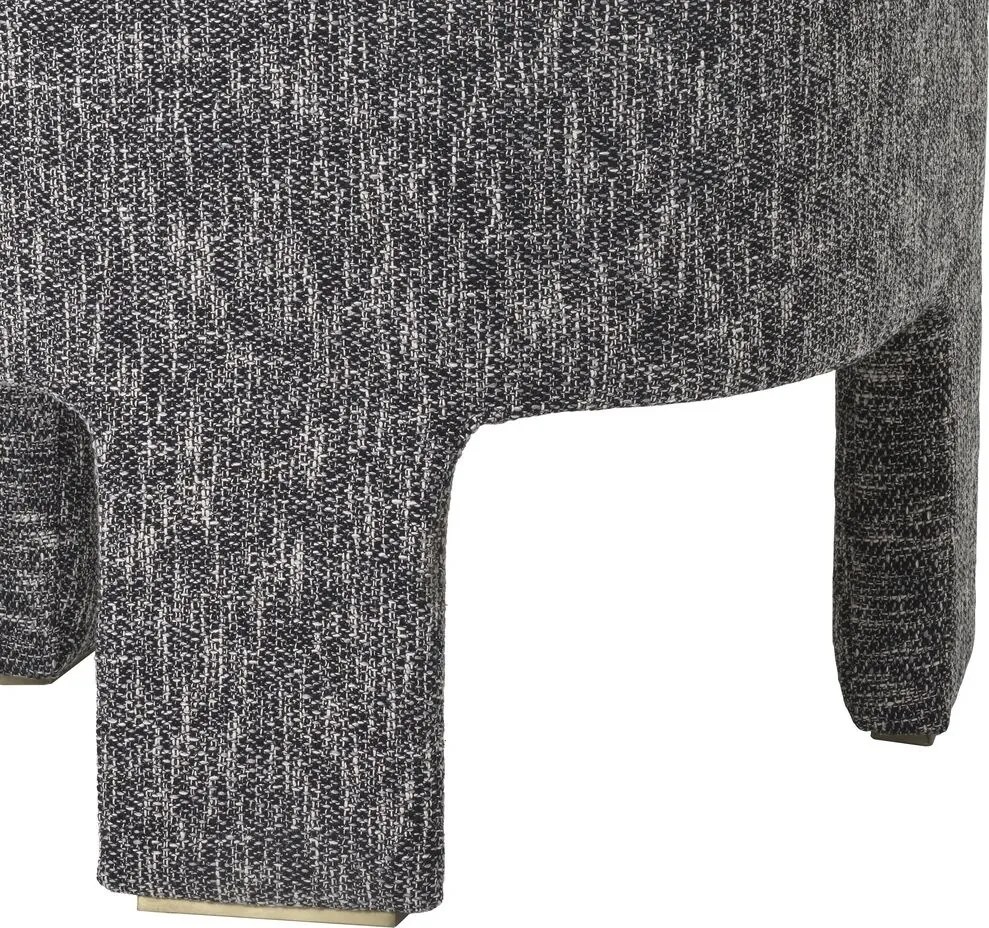 Scaun design LUX Pebbles, cambon negru 115373 HZ