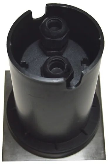 Corp de iluminat de exterior pentru căi de acces 1xGU10/35W/230V IP44 crom mat