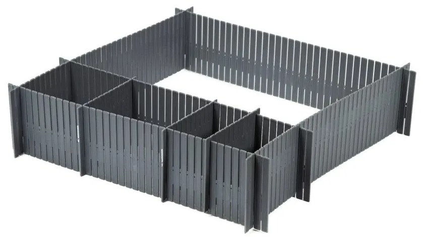 Compactor Organizator pentru sertar Free, gri