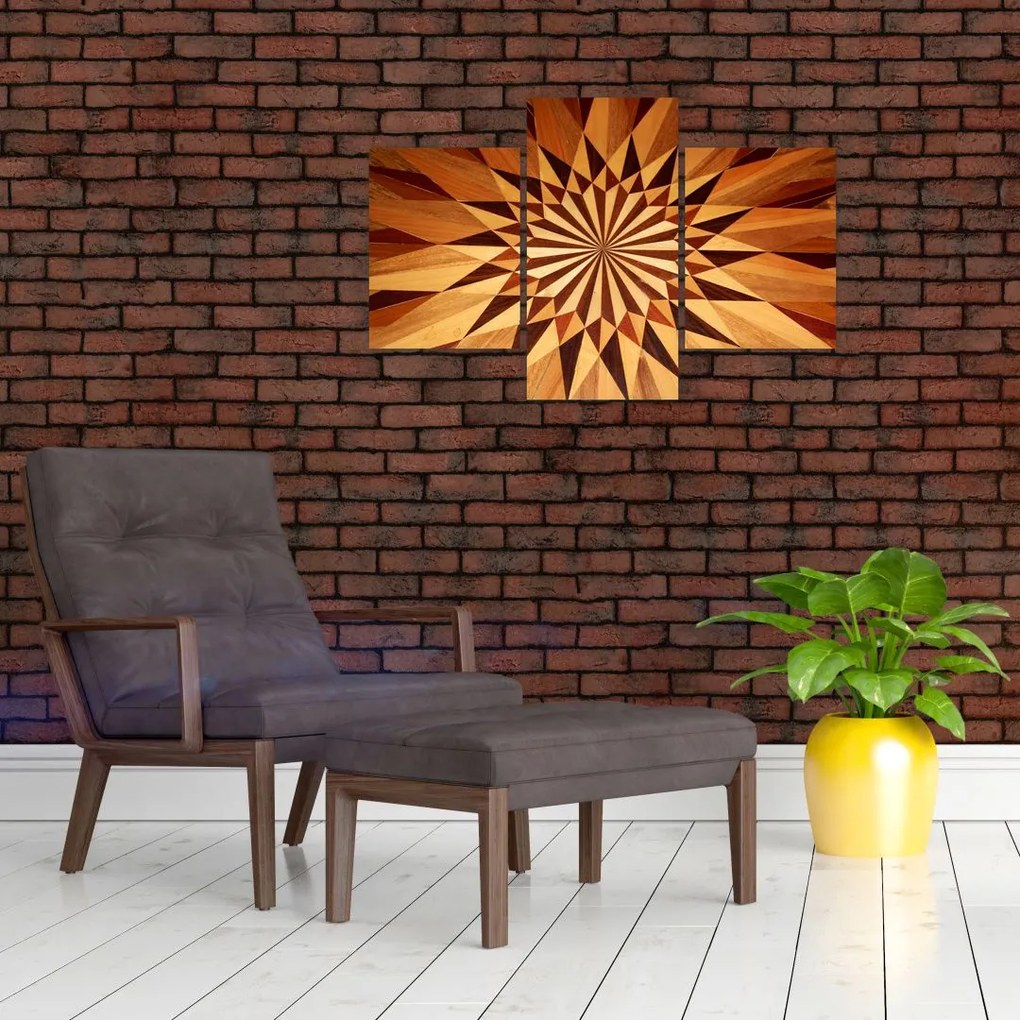 Tablou - Colaj din lemn (90x60 cm)