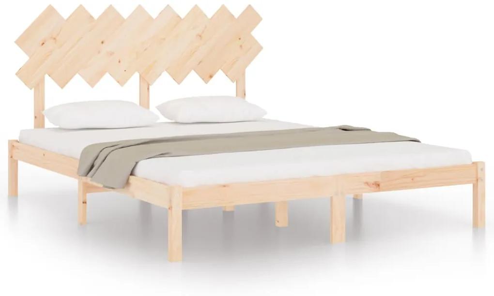 3104878 vidaXL Cadru de pat, 160x200 cm, lemn masiv