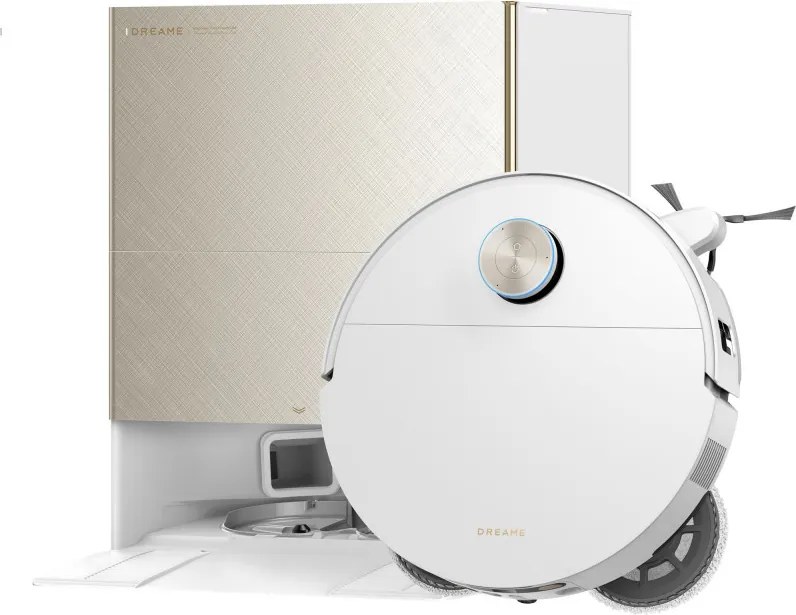 Aspirator robot Dreame X60 Ultra Complete RLX87DE-WH, 180 min, 0,2 l, Camere AI, VersaLift, Statie de incarcare automata, Comenzi vocale, Alb