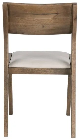 Scaun de sufragerie Eglo 424959 CALAMBA 84x55 cm maro/crem