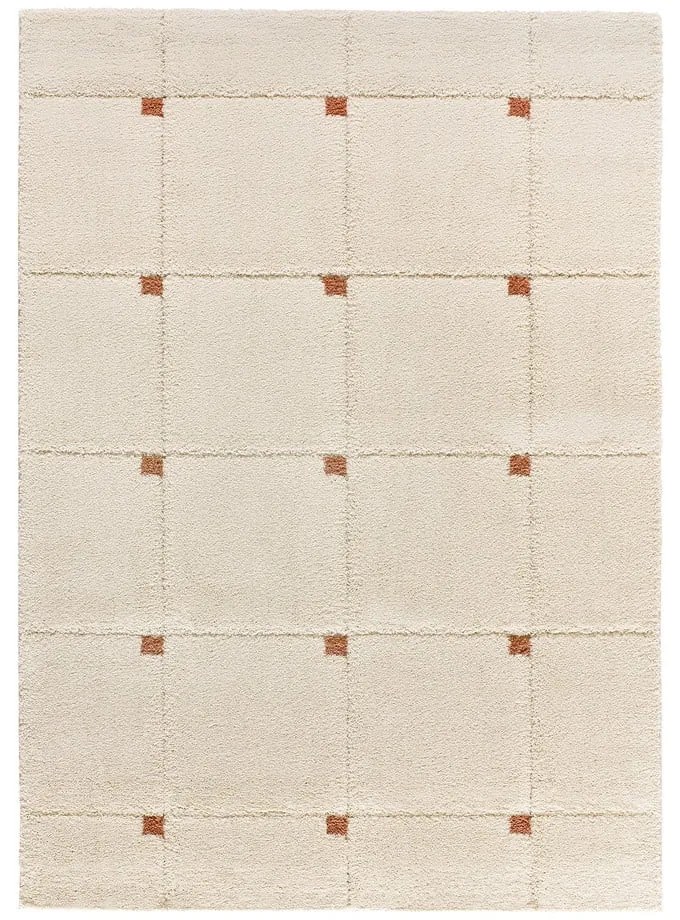 Covor cărămiziu-crem 133x190 cm Brenda – Universal
