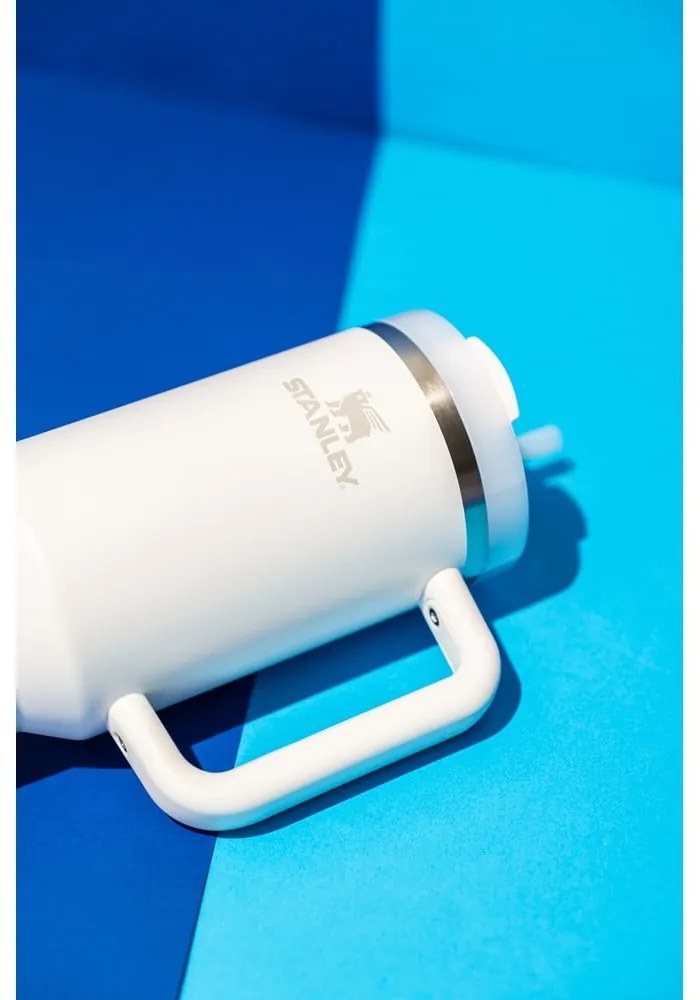 Termos alb cu pai din oțel inoxidabil 1,18 l Quencher H2.0 FlowState Tumbler Frost – Stanley