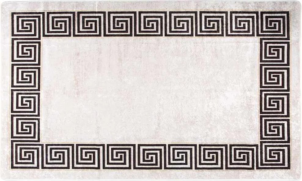 vidaXL Covor lavabil, bej deschis, 120x180 cm