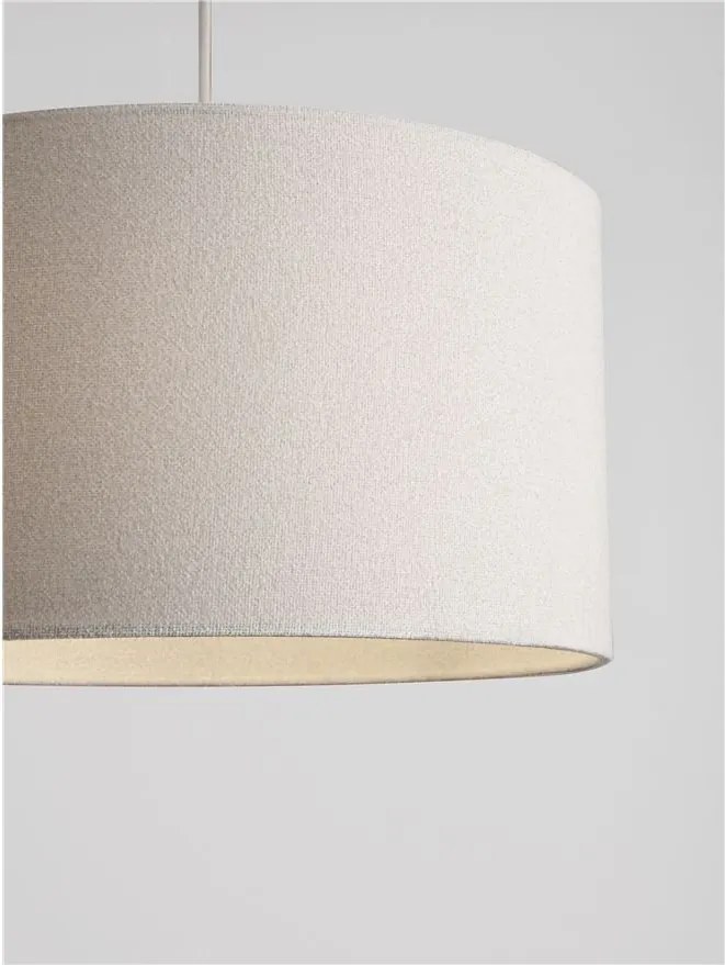 Lustra suspendata cu abajur alb SYRIN