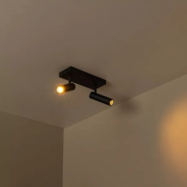 Lucide 22974/02/30 - Spot GRADO 2xGU10/8W/230V negru
