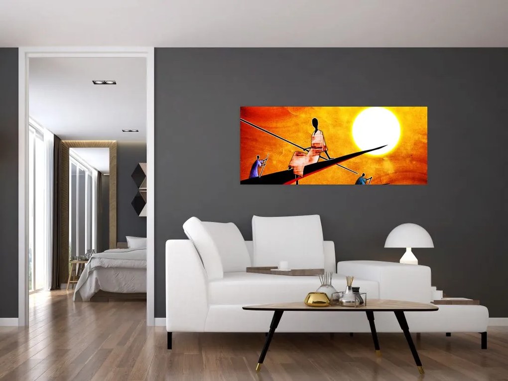 Tablou picturii epochale străveche (120x50 cm)