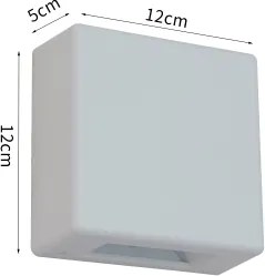 Brilagi - Aplică LED de exterior DOUBLERAY LED/6W/230V albă IP54