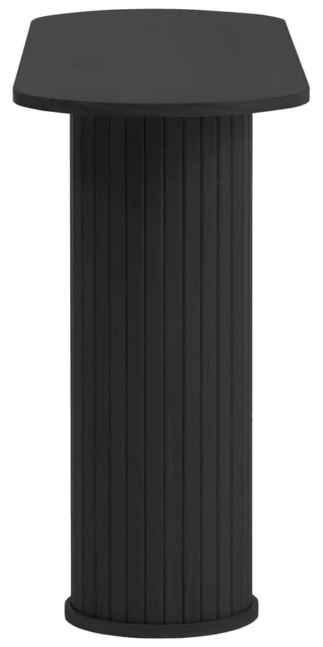 Masă consolă neagră 40x130 cm Nola – Unique Furniture