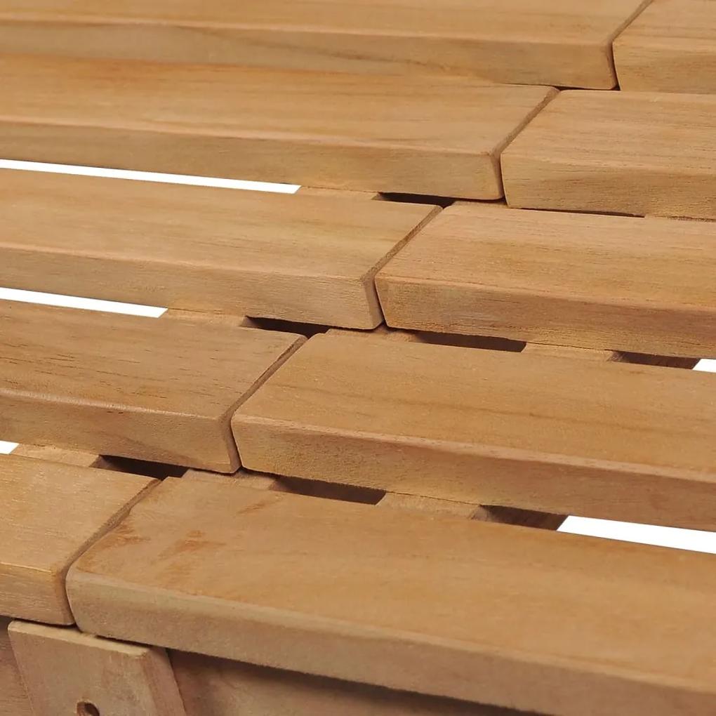 Banca de gradina, 228 cm, lemn masiv de tec 1, 228 cm, 1