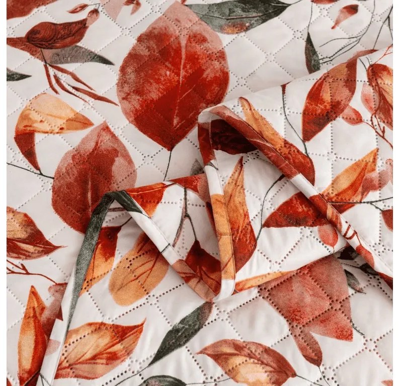 Cuvertura de pat AUTUMN LEAVES, colorata Dimensiune: 220 x 240 cm