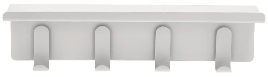 Cuier de perete gri deschis cu raft din oțel 11,5 cm A-Hallway – Zone