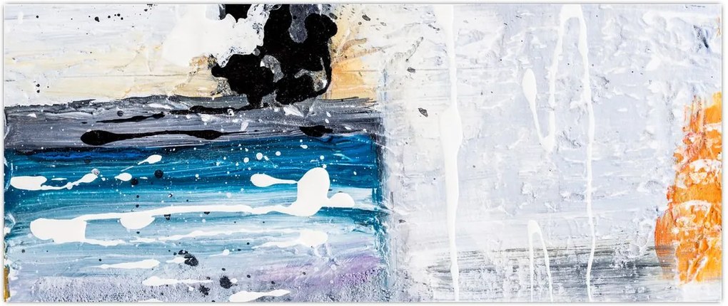 Tablou - Atingeri abstracte (120x50 cm)