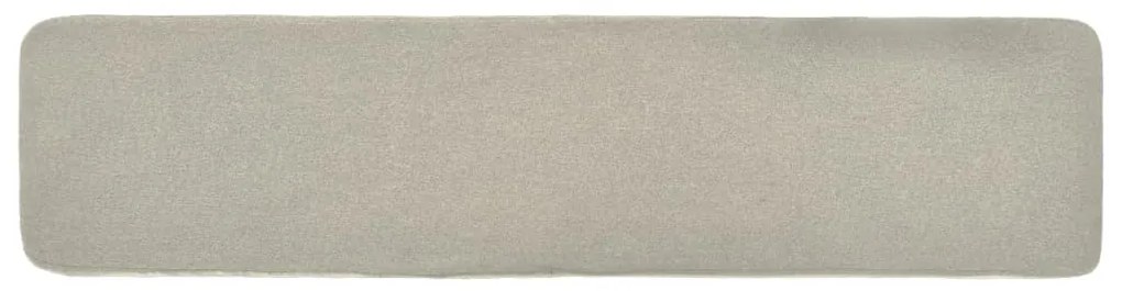 Taburet, crem, 120x28x26 cm, material textil Crem, 120 x 28 x 26 cm