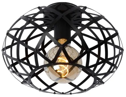 Plafonieră WOLFRAM 1xE27/40W/230V neagră Lucide 21117/30/30
