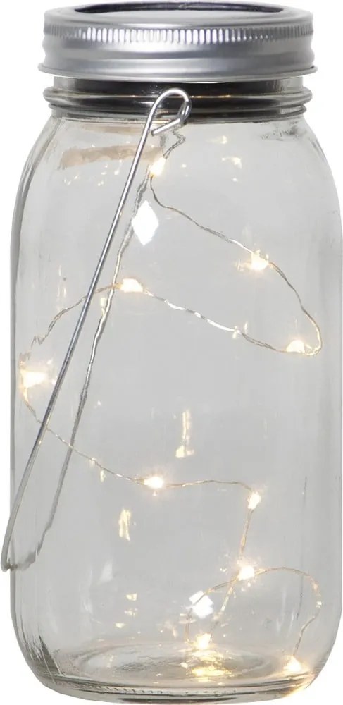 Decorațiune cu LED Star Trading Jamjar, înălțime 18 cm