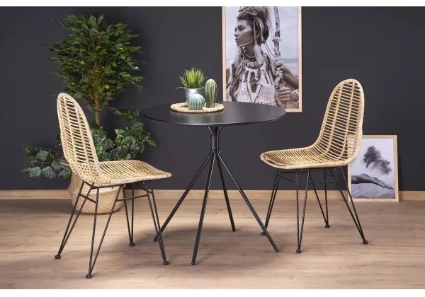 Masă de dining HOMORA neagră