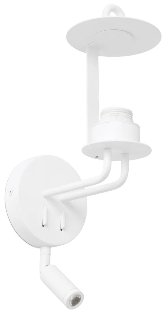 Aplica perete cu reader LED moderna design elegant MONTREAL alba