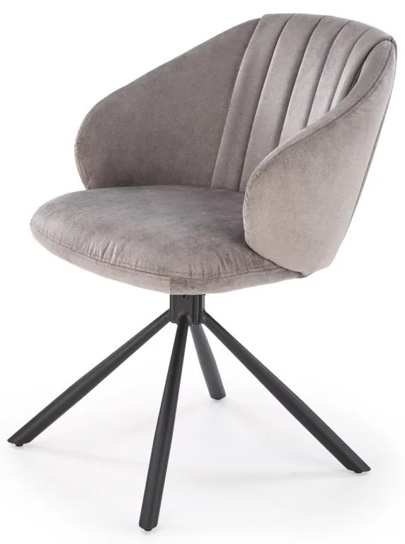 Scaun rotativ K533 stofa gri