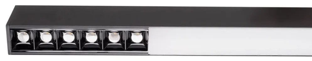 Plafoniera liniara neagra LED Rx 160cm
