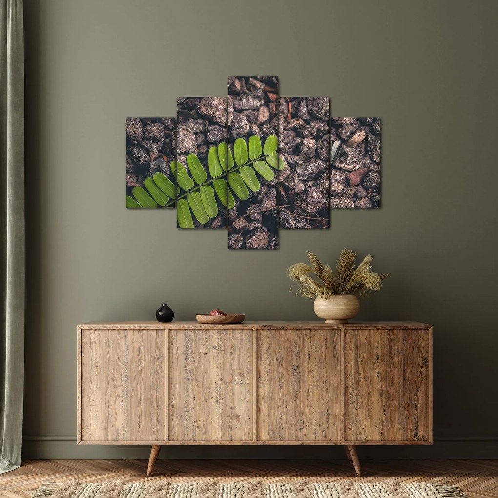 Tablou cu planta verde (150x105 cm)