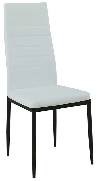 Set de masă Mezza 4+1 alb-negru