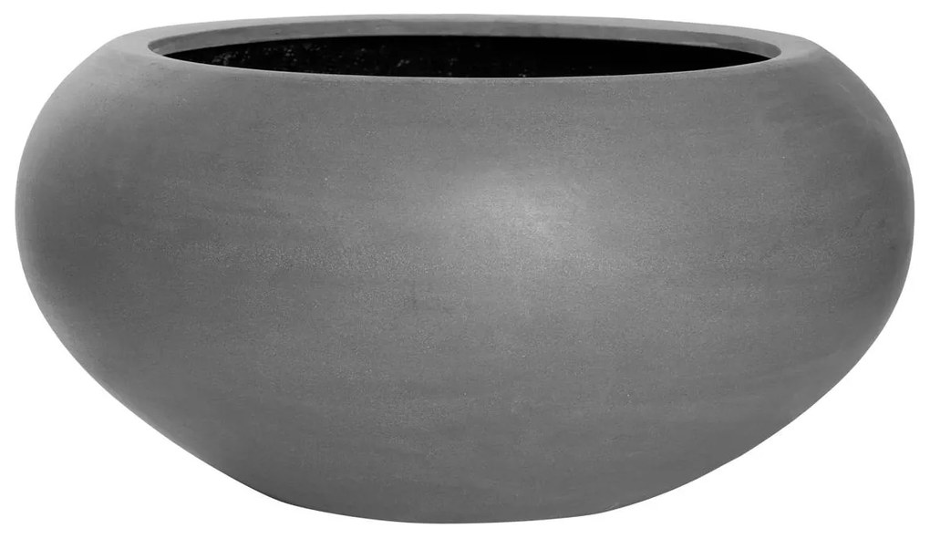 Ghiveci de flori Cora, culoare gri, dimensiuni multiple - PotteryPots Mărime: S - v. 25.5 cm, ⌀ 47 cm