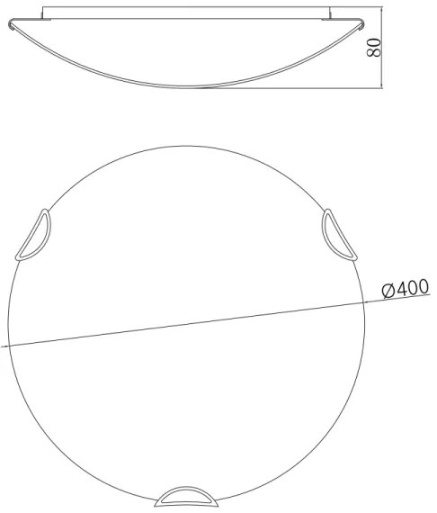 Globo 40402-3 - Plafoniera CALIMERO I 3xE27/60W/230V