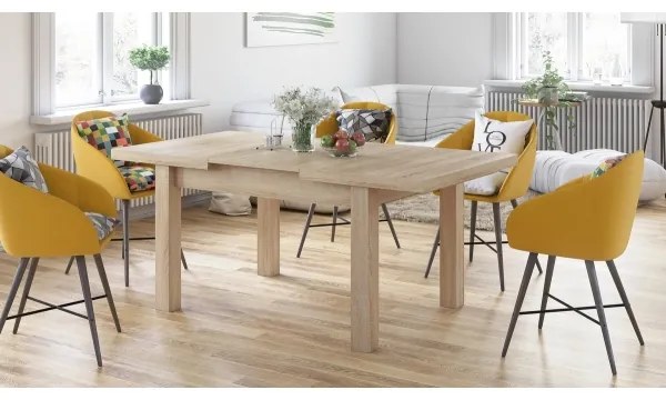 Masă extensibilă RALF stejar sonoma pentru 12 persoane