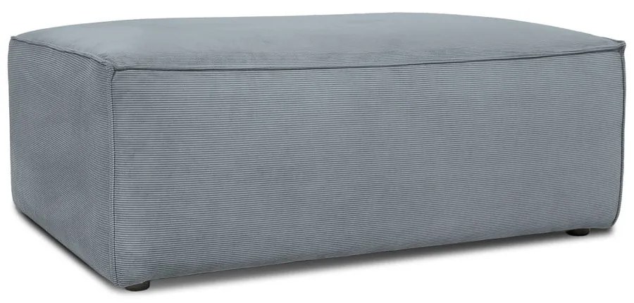 Taburet modular gri cu tapițerie din catifea reiată Sting – Scandic