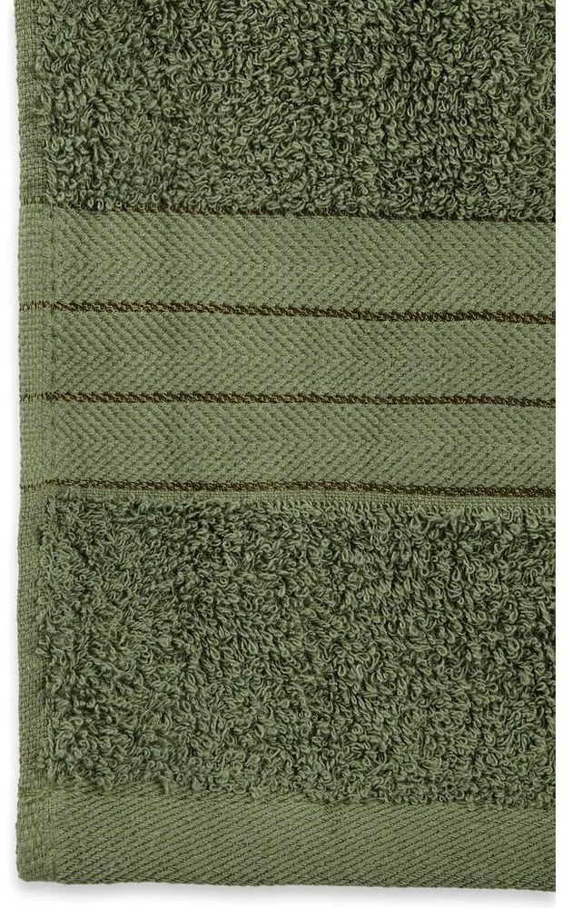 Prosoape verde-închis 2 buc. din bumbac din frotir 70x140 cm – Good Morning