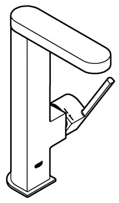 Baterie lavoar GROHE Plus 23844003, mărimea L, crom lucios